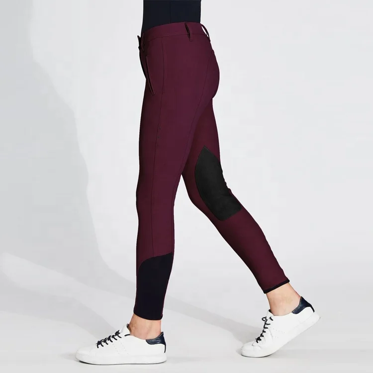 Horse Women Active Silicone Grip Full Seat Horse Riding Breeches Jodhpur Pants