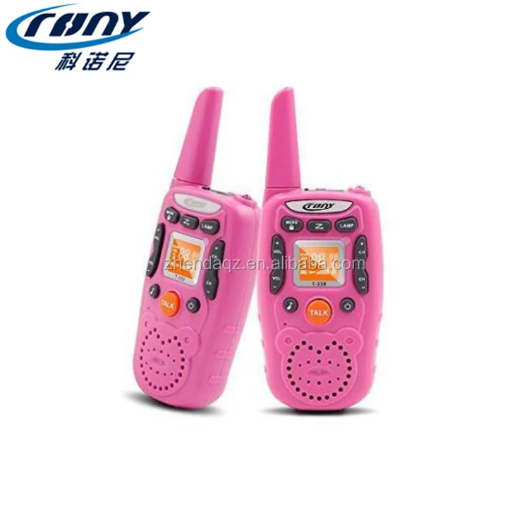 FCC license free two way radio kids walkie talkie oem with VOX clan T-358