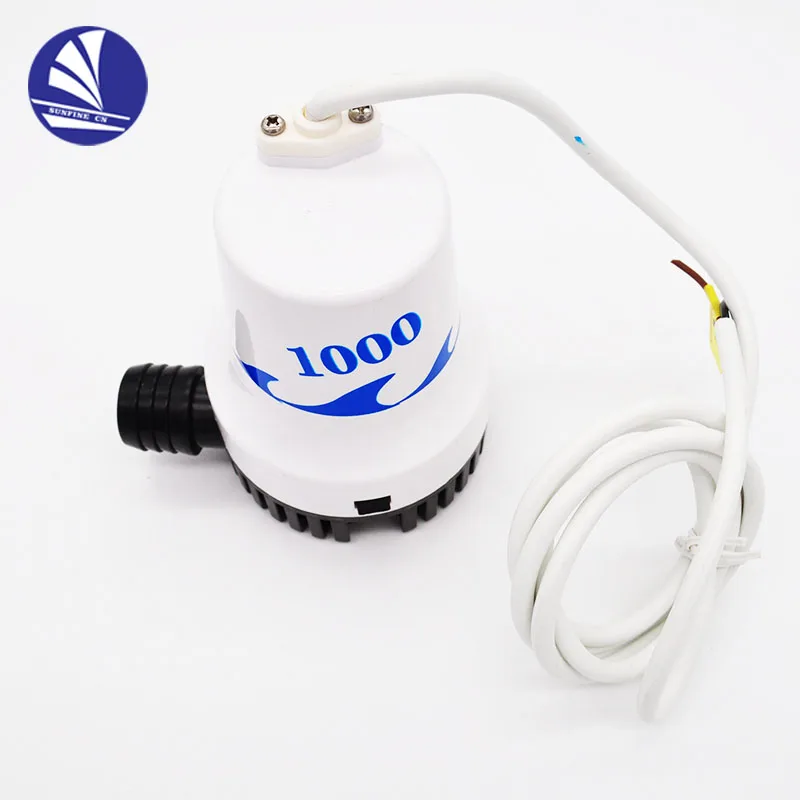 Морской катер 1000GPH AC/DC 12v/24v водяной Трюмная помпа с предохранителем для яхты