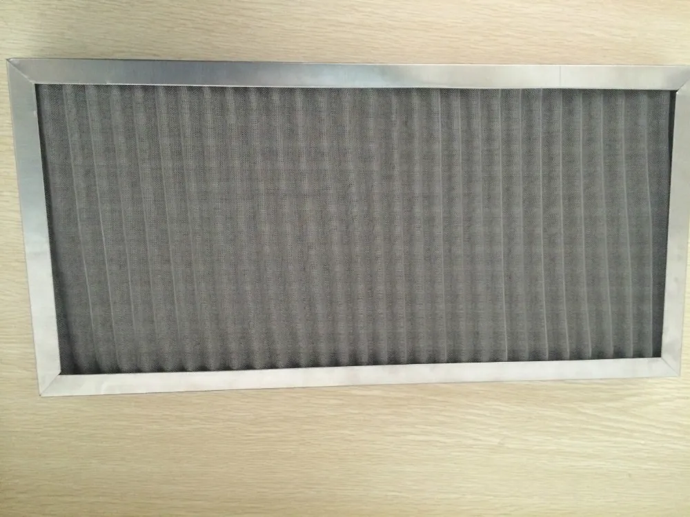 Washable A/C Furnace Air Filter Permanent Reusable Electrostatic - Silver Frame