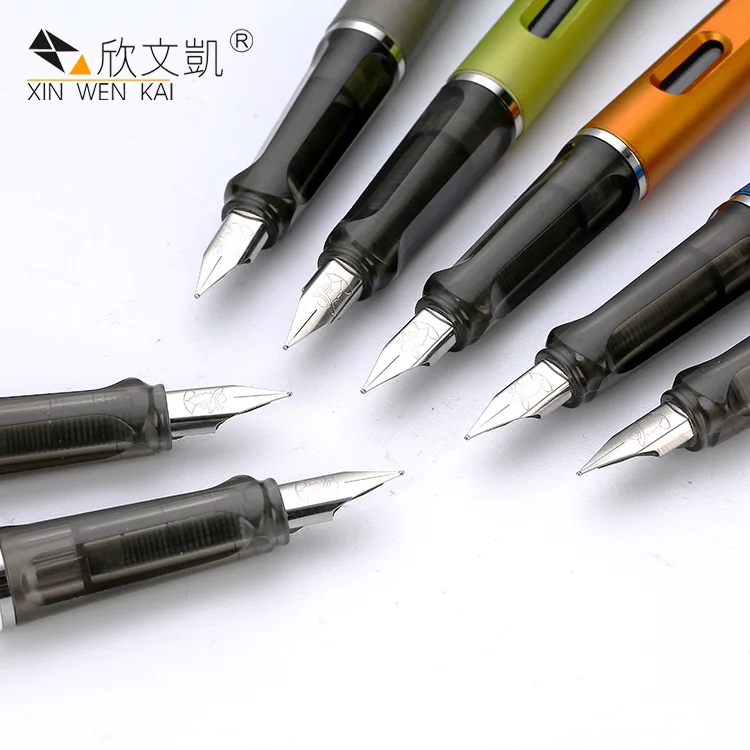  Ручка перьевая jinhao пластиковая разные цвета гладкая быстрое письмо логотип под заказ 05