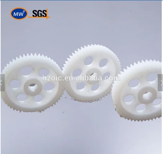 Customized Plastic double spur gears for machine