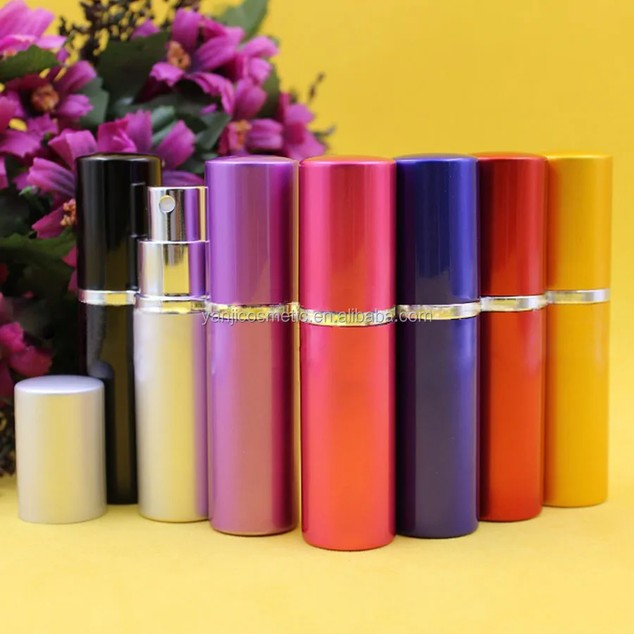 5ml, 10ml, 15ml, 20ml, 30ml, 50ml, 100ml, 120ml empty aluminum refill perfume atomizer spray bottle