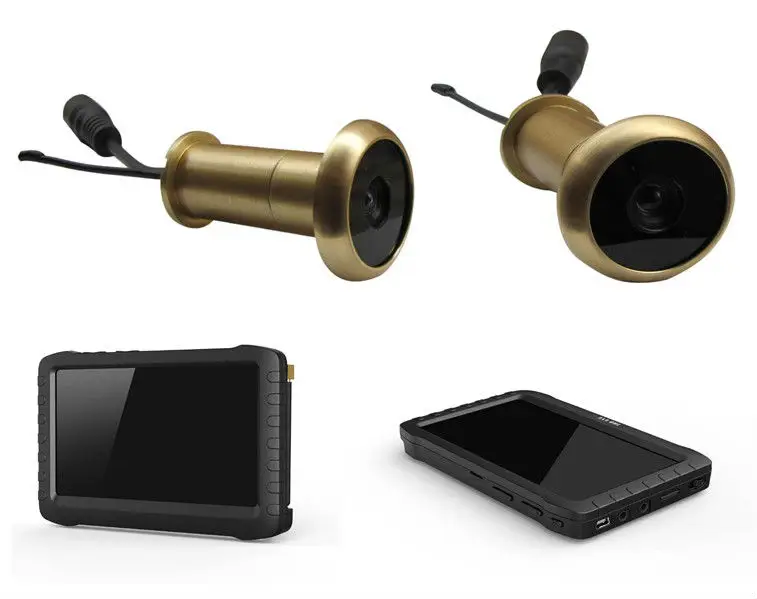 беспроводные камеры дверь с 5 дюймовым просмотра