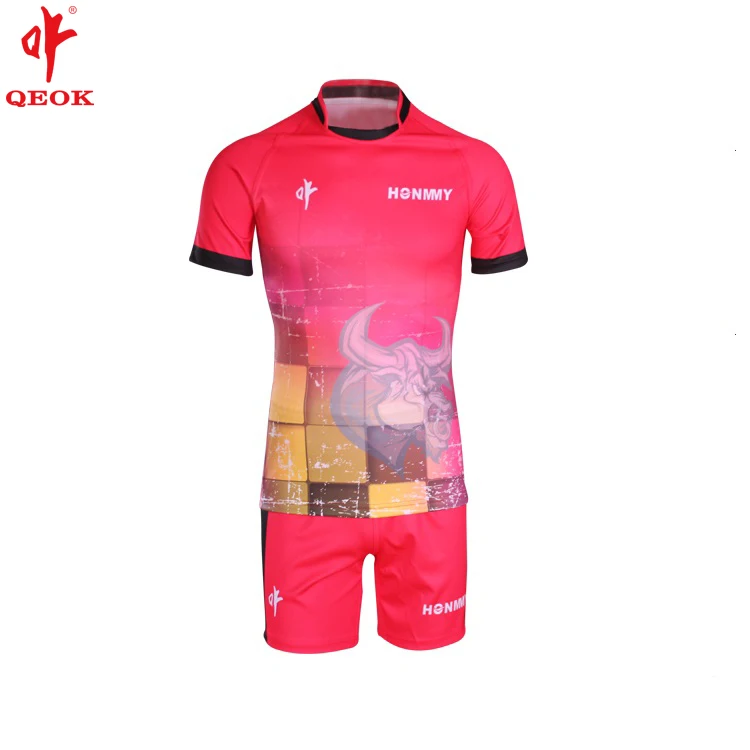 Full sublimation uniforms,Rugby t shirt,Red Jersey football wears australia rugby jersey