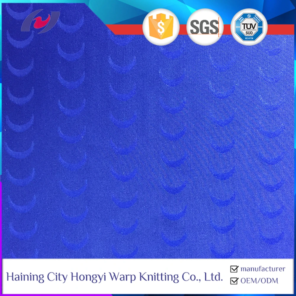 Textured Supplex SPANDEX  Polyester Emboss Fabric Textile