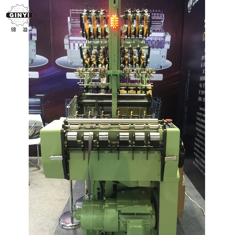 
Professional Looms Elastic Ribbons+sexy Underpant Elastic Tape Making Machine Motor Manufacturing Plant Provided 220V ISO 1600KG 