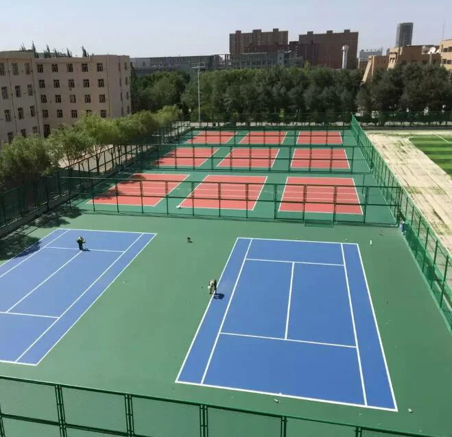 Synthetic professional outdoor tennis court/basketball court/volleyball floor