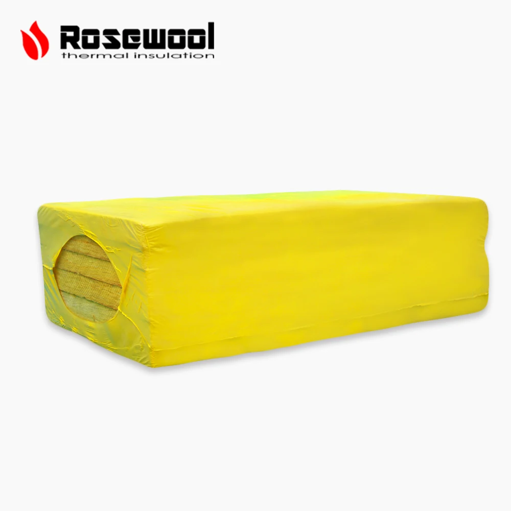 Soundproof Resin Bonded Thermal Water Miner Insulation Rock Wool Slab