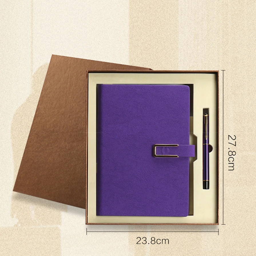 giftSuit notebook business a5 Loose Leaf Binding printed classmate office embossed cover design customized wholesale promotional