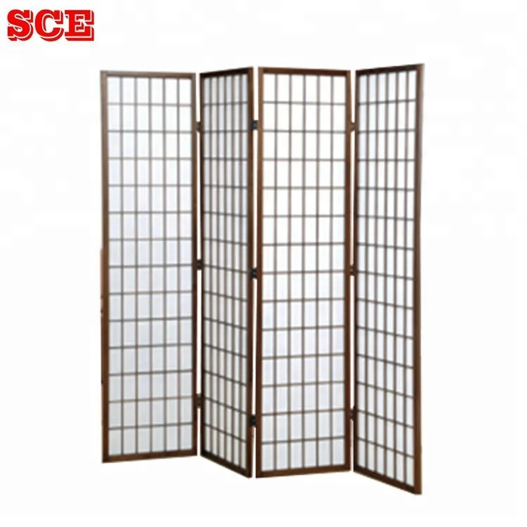 Modern 6ft Pine Wood Folding Screens MDF Fabric Room Divider Metal Technique Art Design Living Room Decorative Partitions