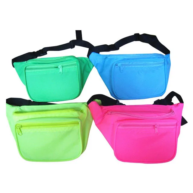 Oempromo Colorful Nylon Sport running waist bag and fanny pack