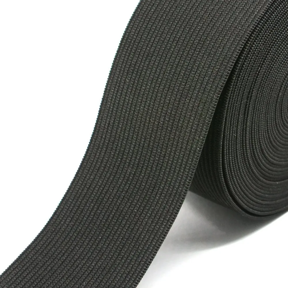 
Durable Stretch Fabric Black Knitted Elastic Band 