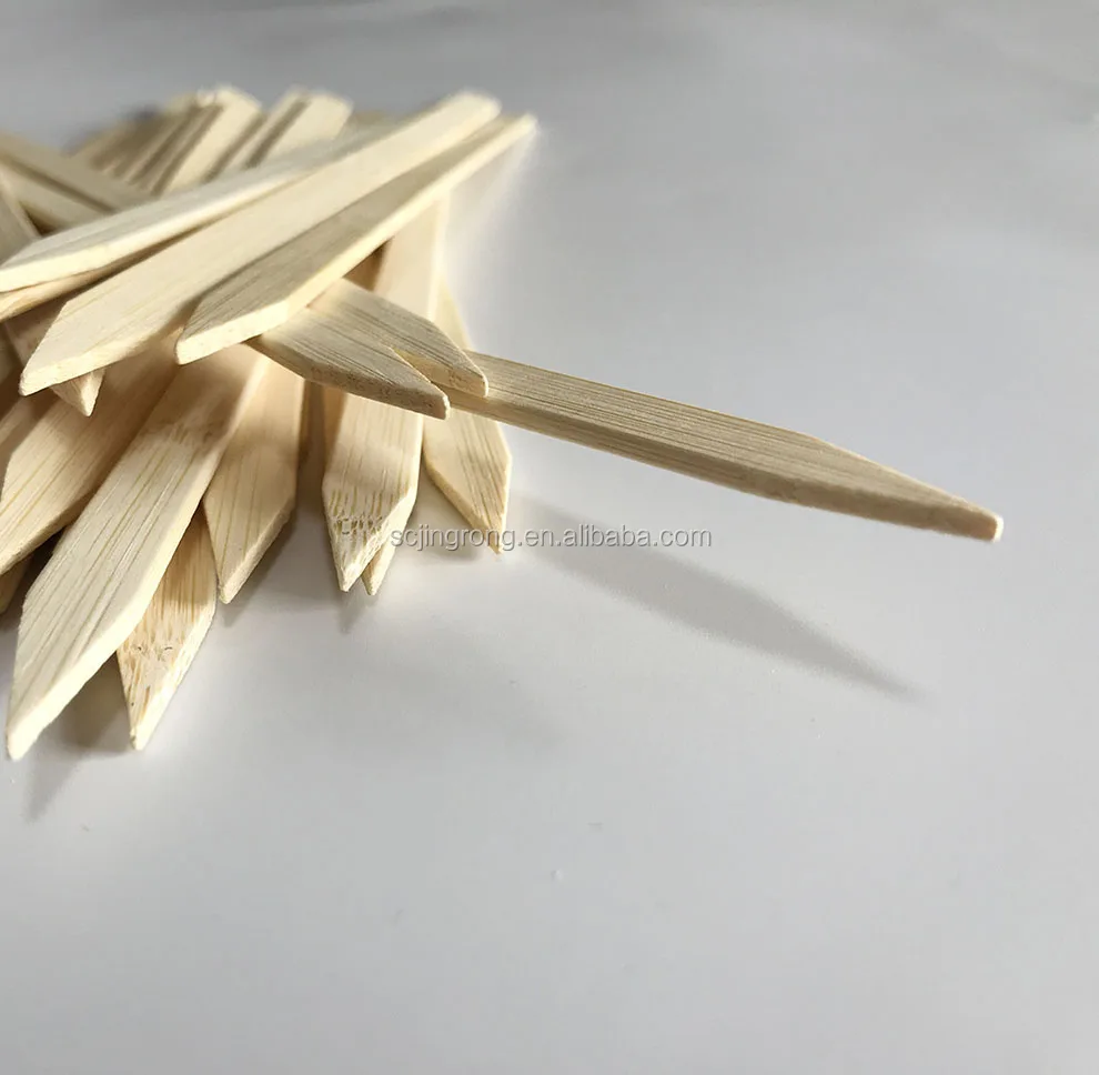 Flat skewers bamboo factory flat skewers supplier long bamboo sticks