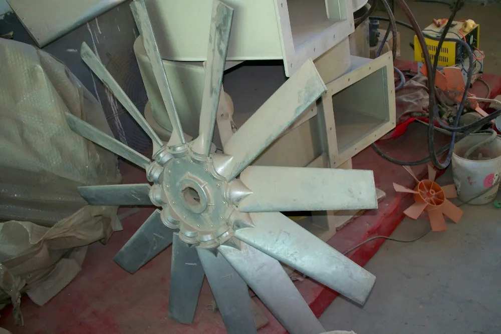 
New technology plastic/Aluminium axial fan impellers/blade 