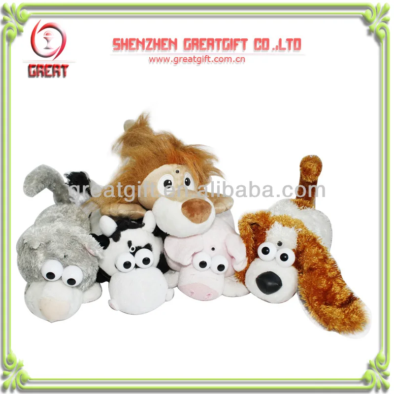 sound toy plush bulldog stuffed toys laughing toy for kids