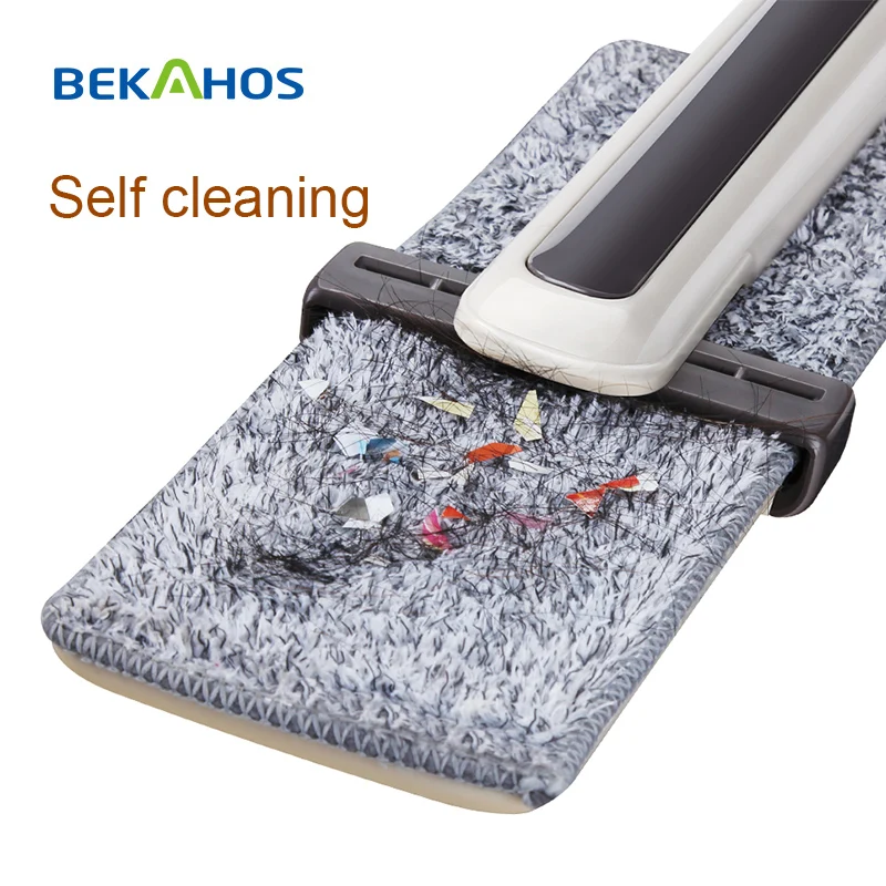 Save power hand free easy mop with microfiber