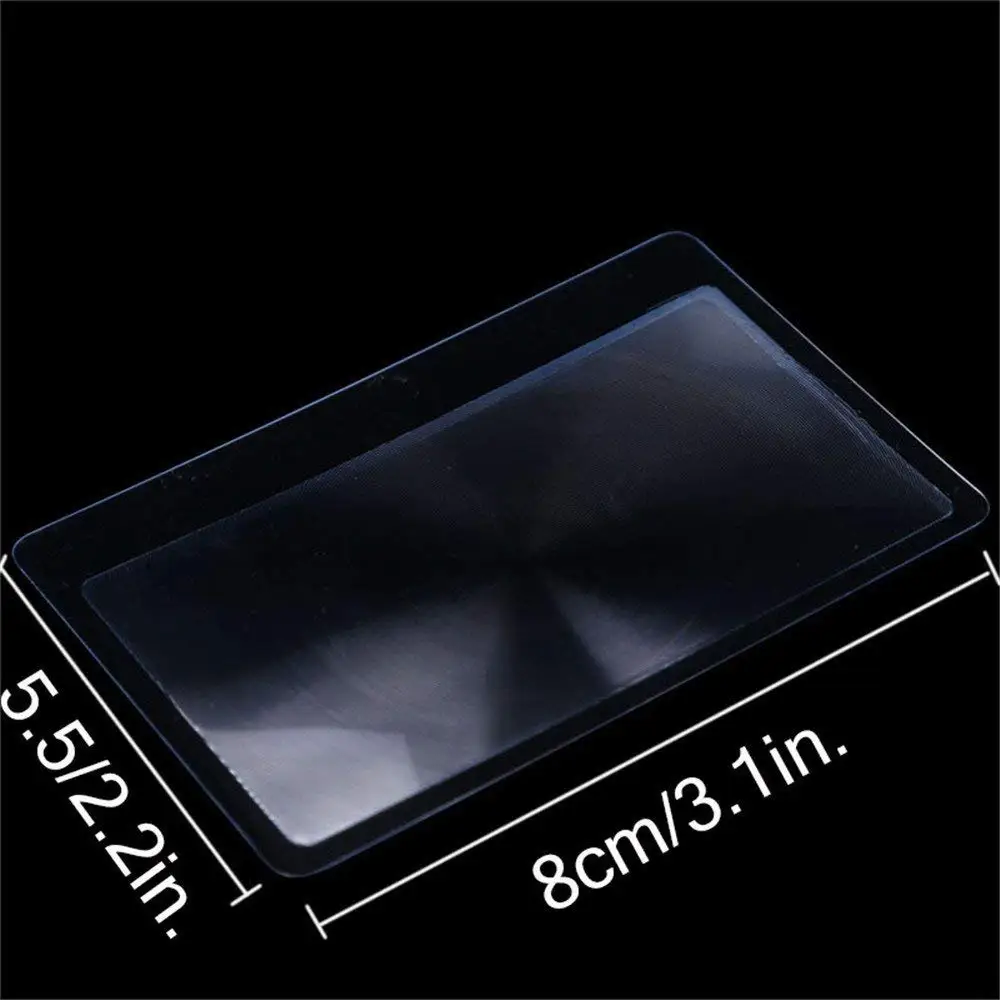 OEM Lens 3X Jewelry Loupe Credit Card Magnifier Pocket Magnifier For Promotion