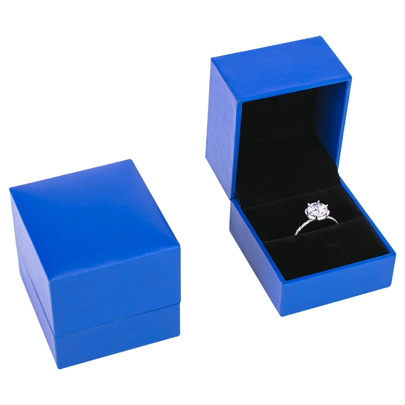 Hotsale Paper Leather Packaging Box For Ring  Jewellery Boxes