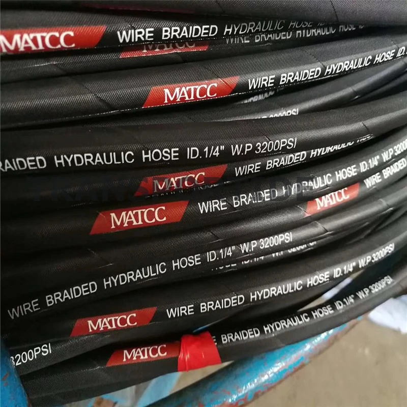 Factory Rubber Hydraulic Hose R2/2SN 3/8' 1/2' 3/4'