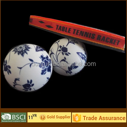China Manufacture Customize Design Muti Color Full Print Poly Pingpong Ball