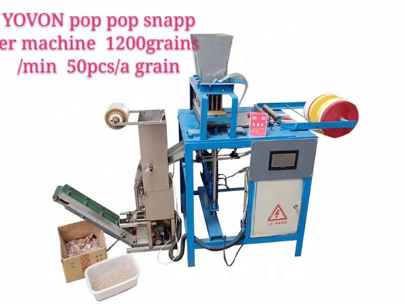 Popular full-auto T8500 toy fireworks pop pop snapper making and packing  machine