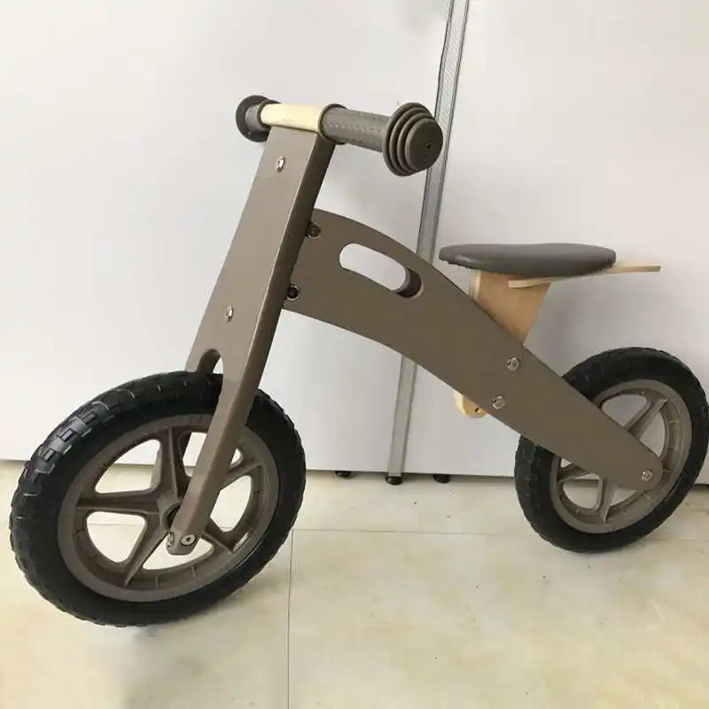 Most popular wooden bicycle toy indoor wooden balance bike for kids