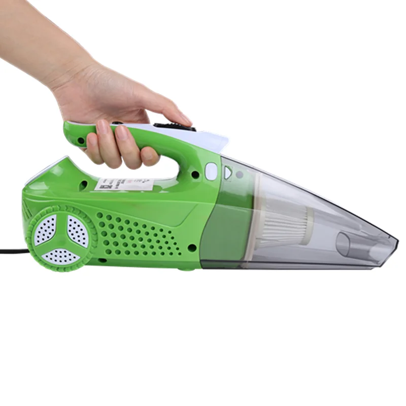 12V 100W DC powerful portable 4 in 1 handheld car vacuum cleaner with air compressor