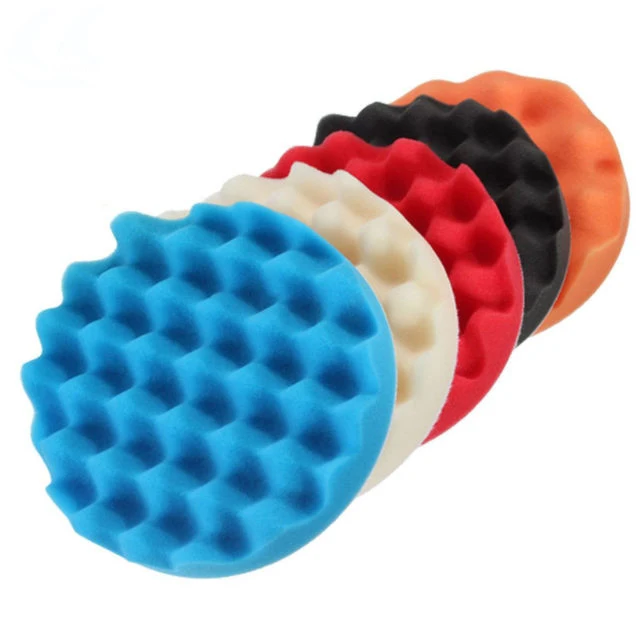 Buffing Pad Car Foam Polishing Waffle Pads