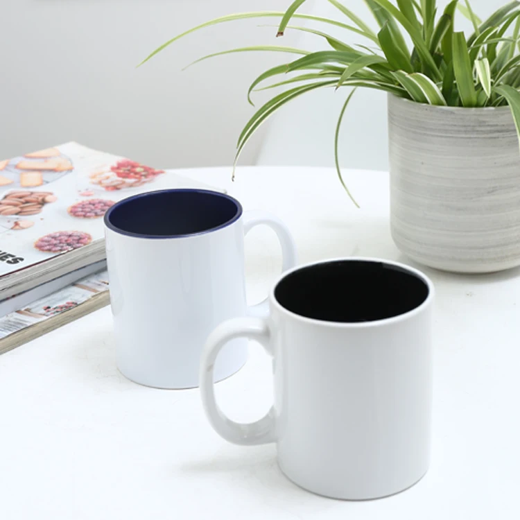 Wholesale promotion Grade AB two tone sublimation mug for printing