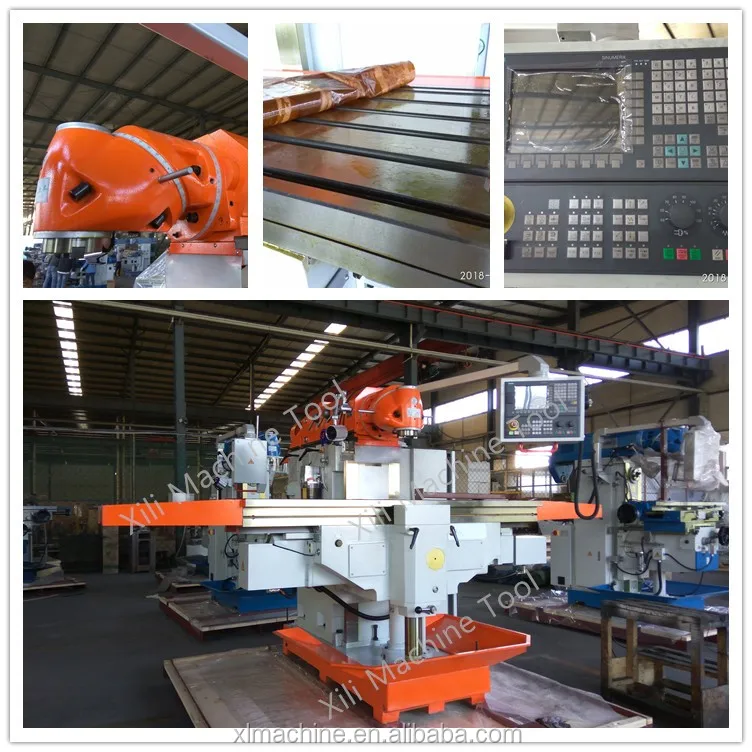 XK5750A heavy duty wide machining range universal CNC milling machine