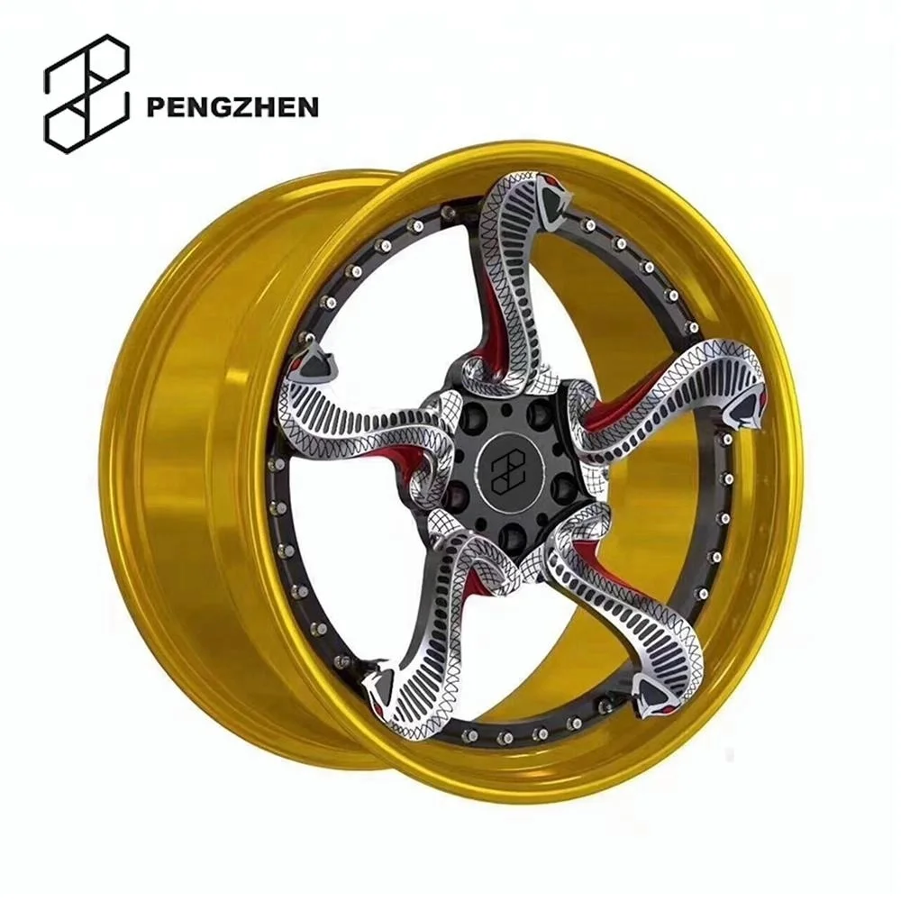 New design 3D cobra forged aluminum wheels