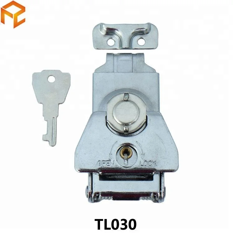 
steel and bright chrome plated spring loadedTSA twist latch 