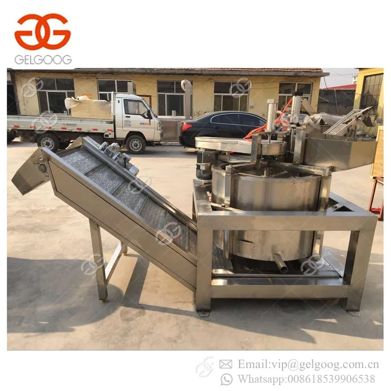 Small Scale Automatic Yam Slices Making Fruit Plantain Banana Crisps Processing Machine Potato Chips Production Line