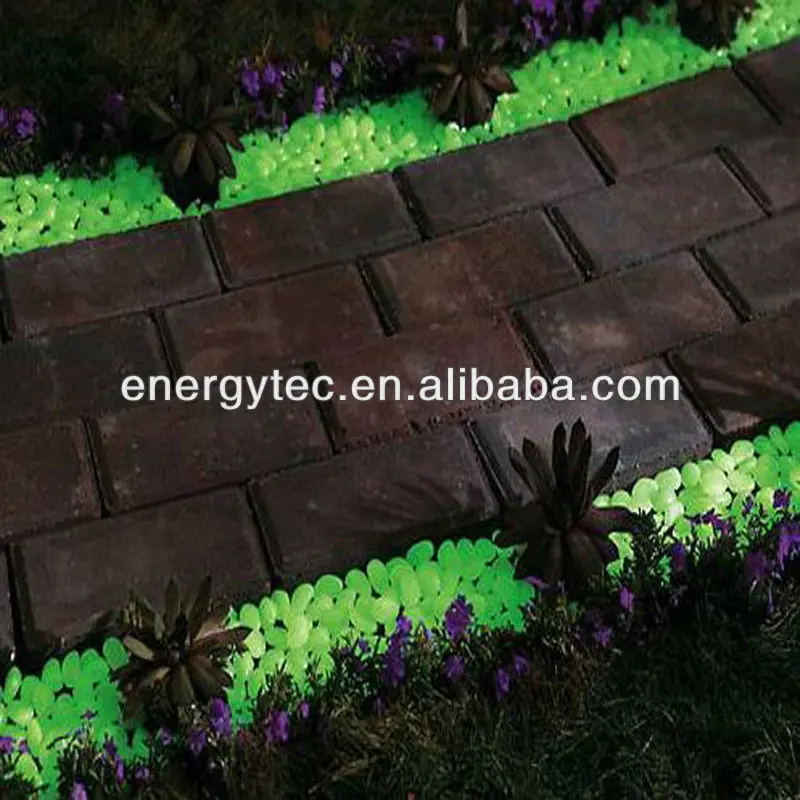Glow in The Dark Stones Rubble Pebble Resin Cobbles & Pebbles,paving Stone 19*27mm ANJ-PG1 CN;BEI Mixed