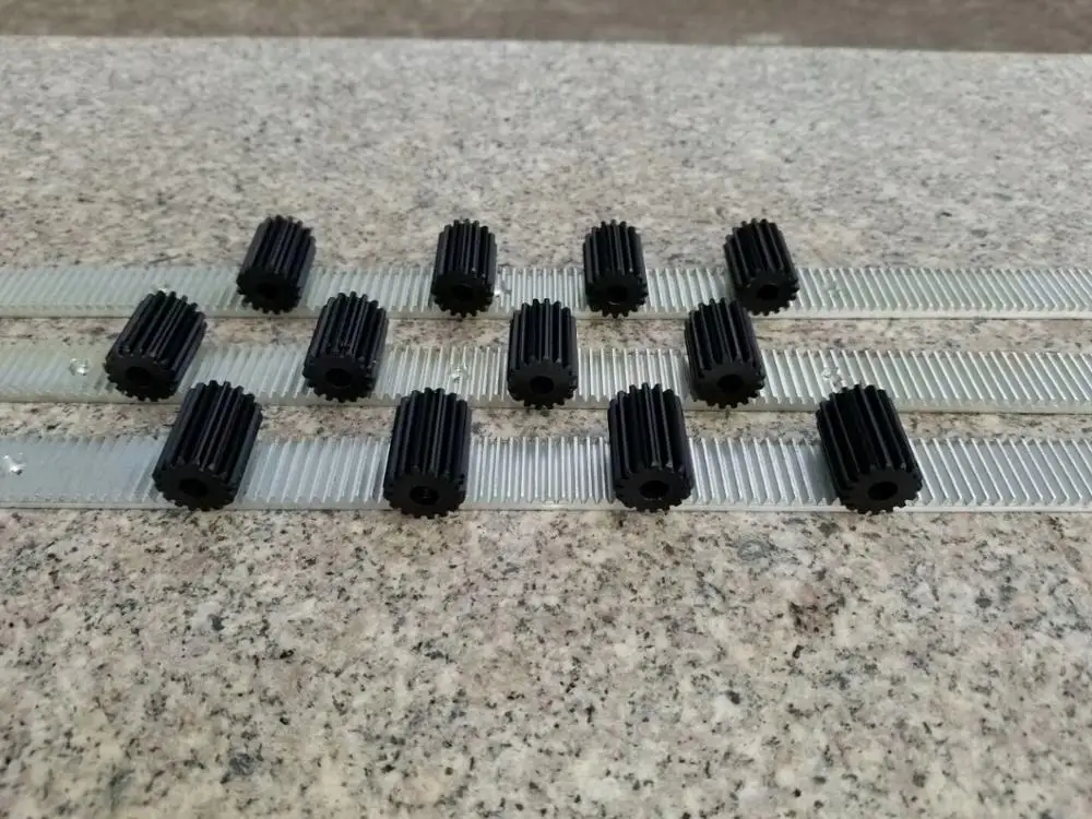 20 years factory manufacture special nylon and aluminium gear rack