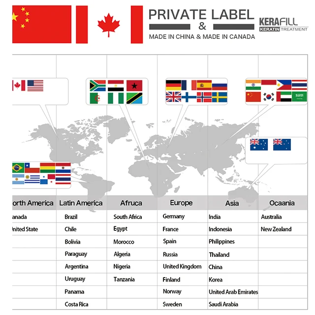 Top brand Kerafill professional quality hair treatment brazilian tratamiento keratina alisador calidad profesional