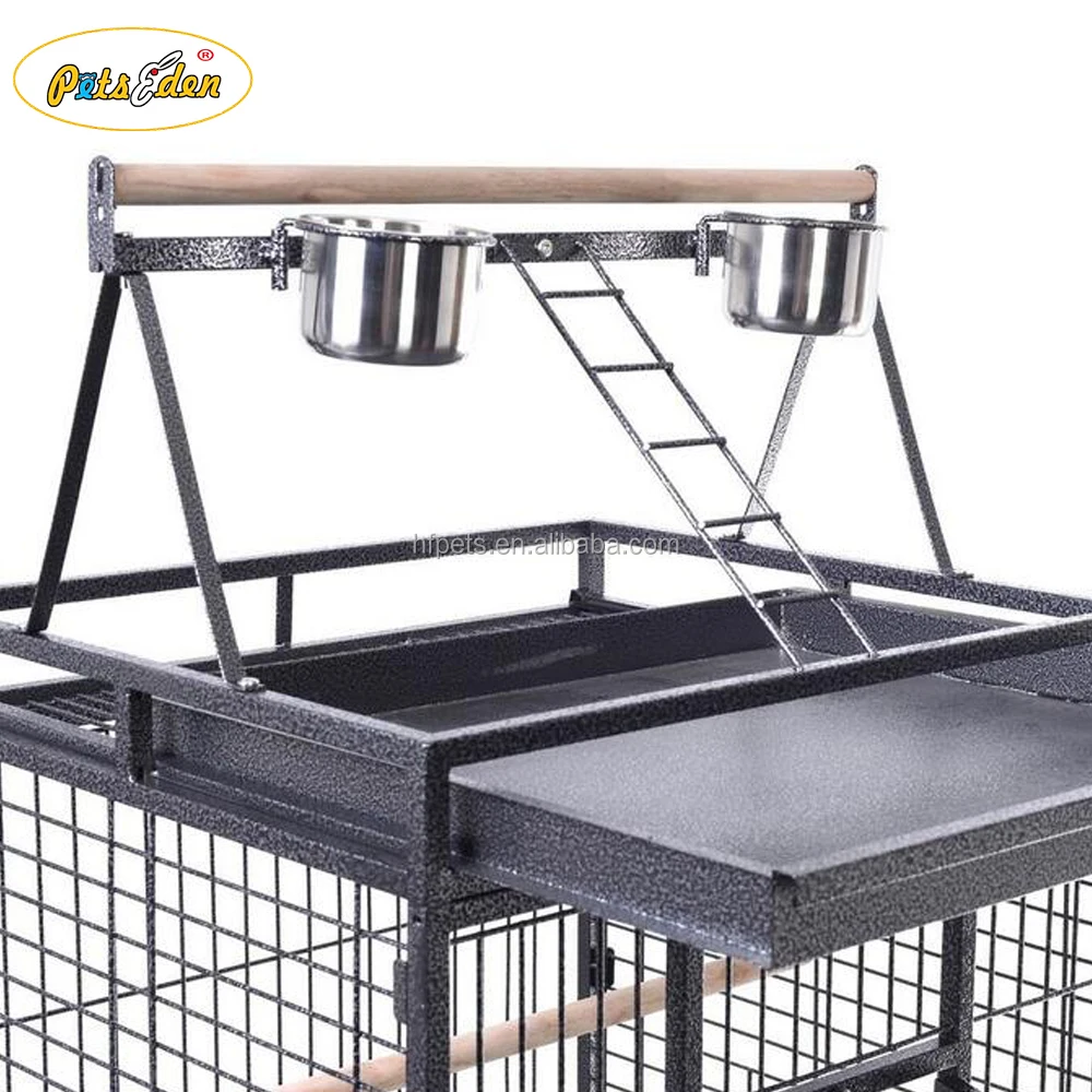 
High Quality Playtop Cheap Strong Metal Large Parrot Cage /Bird Cage African Grey 