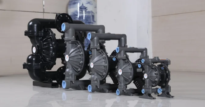 HY Double Diaphragm Aluminum Pump for Slurry