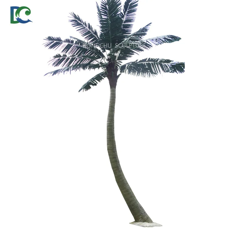fiberglass real like large decorative plastic tree artificial coconut palm trees