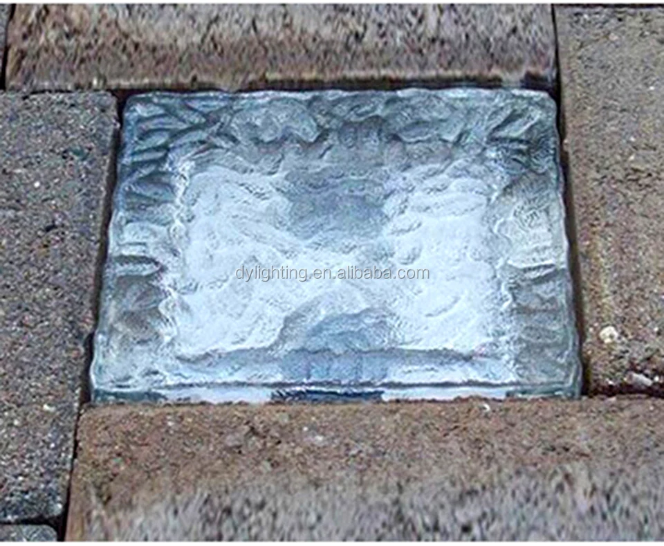 Stone Garden Brick Lamps Outdoor Led Solar Ice Brick Lights