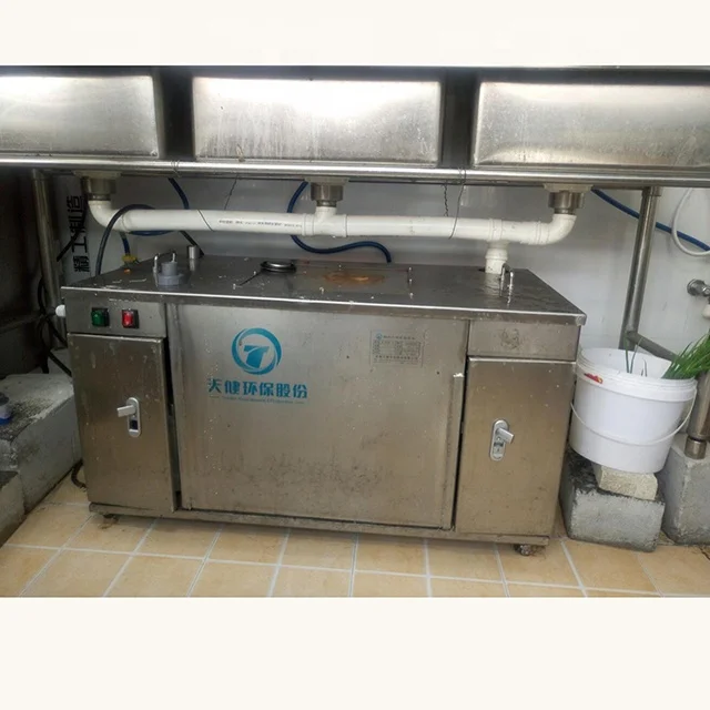 automatic Urban environmental protection catering equipment system grease trap stainless steel grease trap for kitchen sink