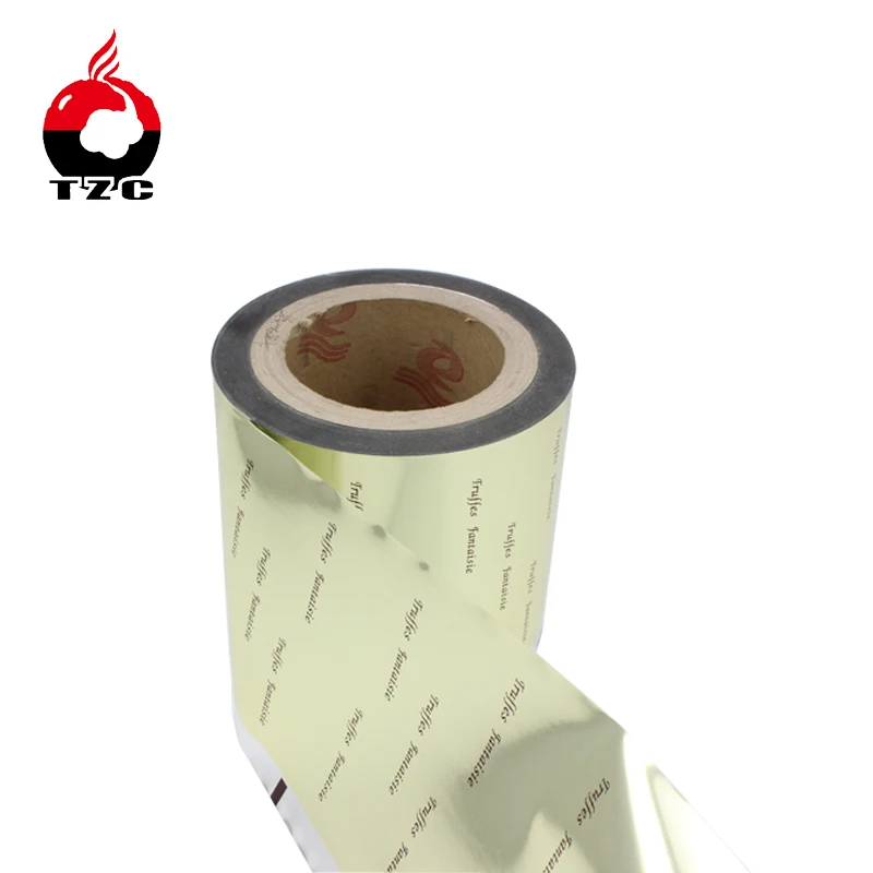 barrier food packaging 125 micron opp aluminium plastic composite  film roll