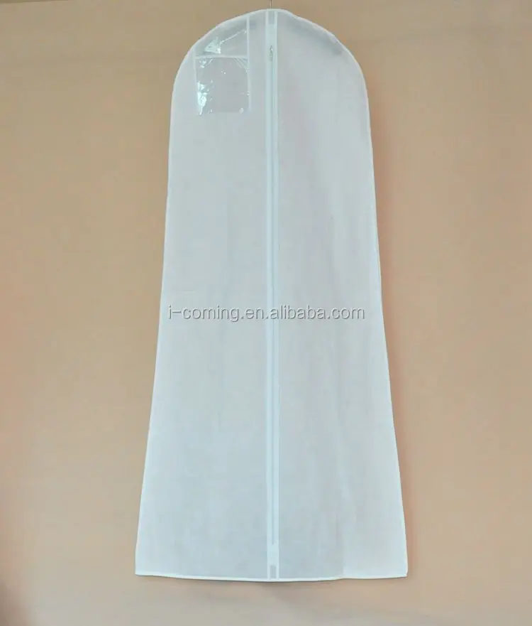 High Quality Long Dress Garment Bags Durable Cotton Woven Peva Polyester PP for Storage Packing Travel-Made in China