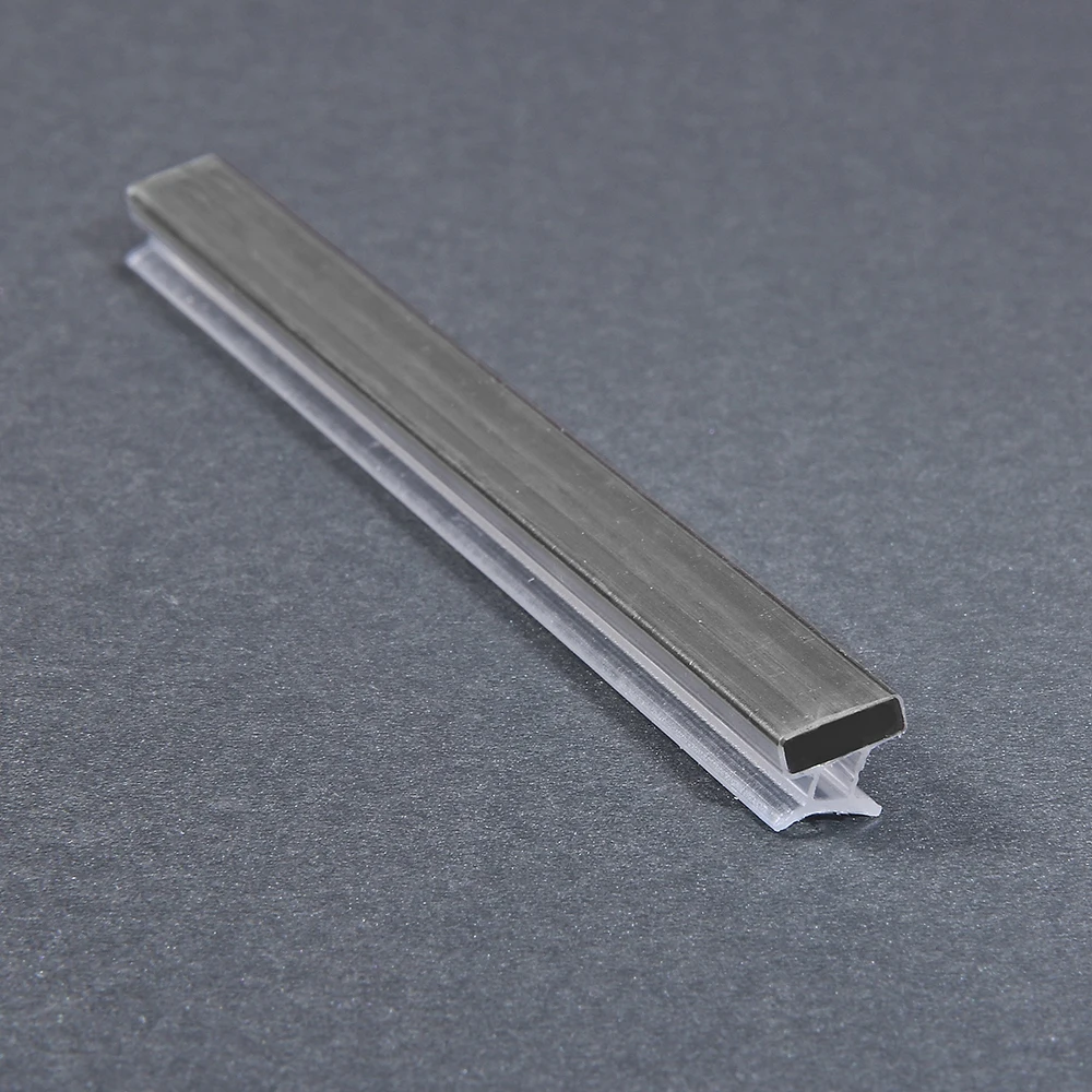 Bathroom sliding door soft aluminum profile EVA Magnetic Strips
