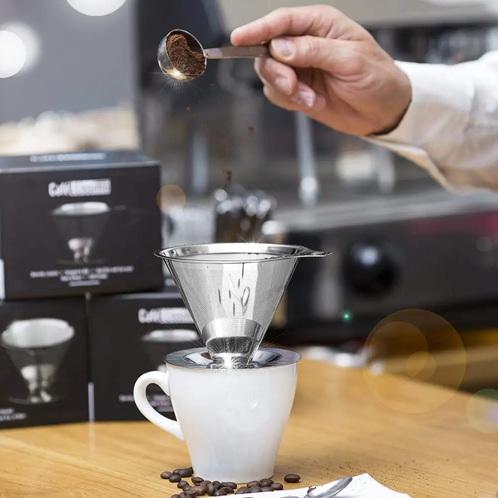  2021 многоразовая кофейная Воронка/заказное ситечко для чайника/ручная капельная Кофеварка