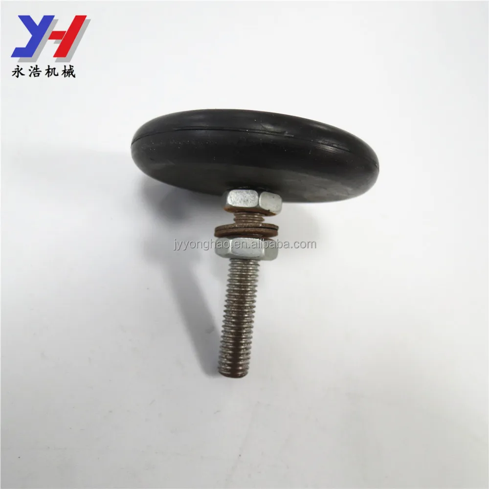 Custom made Rubber feet threaded, sofa leg