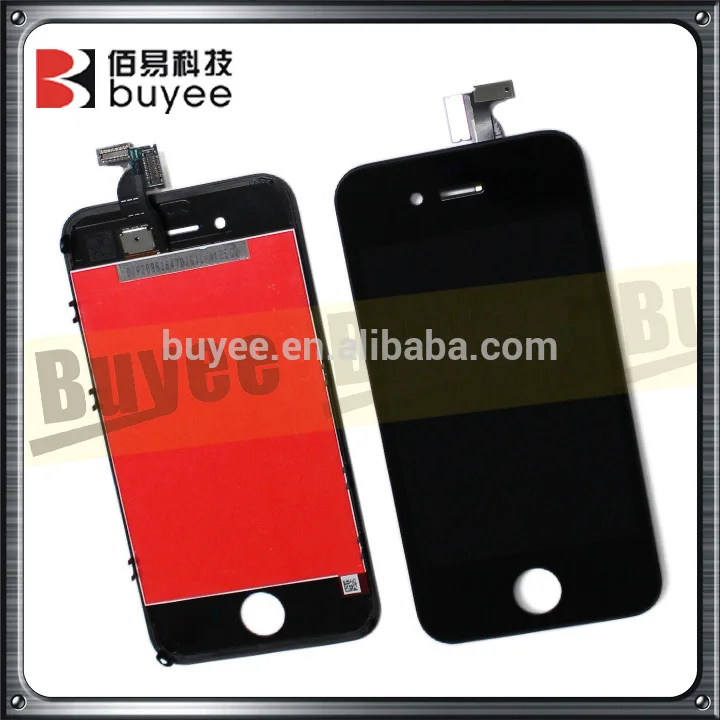 для iphone 4 белый жк-дисплей с сенсорным экраном дигитайзер assembly+back крышка в сборе