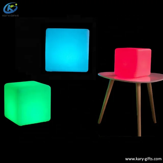 DMX 512 LED Light Night Club Furniture Used Bar Tables and Chair