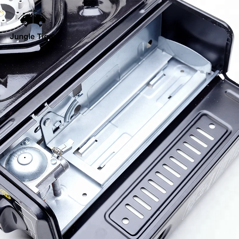 Camping Gas Stove 3200W Foldable Windproof Camp Cooking Butane Burner Portable Outdoor Backpacking Stove